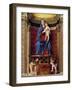 Triptych, Virgin in Majesty with Saints (Detail)-Giovanni Bellini-Framed Giclee Print