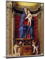 Triptych, Virgin in Majesty with Saints (Detail)-Giovanni Bellini-Mounted Giclee Print