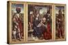 Triptych with Adoration of Magi, 1515-1520-Joos Van Cleve-Stretched Canvas