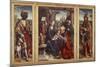 Triptych with Adoration of Magi, 1515-1520-Joos Van Cleve-Mounted Giclee Print