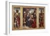 Triptych with Adoration of Magi, 1515-1520-Joos Van Cleve-Framed Giclee Print