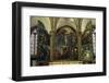 Triptych with Crucifixion, by Bernard van Orley, Church of Our Lady, Bruges, Belgium, Europe-Peter Barritt-Framed Photographic Print