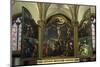 Triptych with Crucifixion, by Bernard van Orley, Church of Our Lady, Bruges, Belgium, Europe-Peter Barritt-Mounted Photographic Print