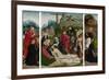 Triptych with Lamentation-Jan Jansz Mostaert-Framed Premium Giclee Print