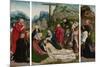 Triptych with Lamentation-Jan Jansz Mostaert-Mounted Premium Giclee Print