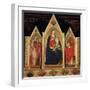 Triptych with Madonna and Saints-Cenni Di Francesco-Framed Giclee Print