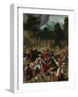 Triptych with the Adoration of the Golden Calf-Lucas van Leyden-Framed Giclee Print