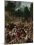 Triptych with the Adoration of the Golden Calf-Lucas van Leyden-Mounted Giclee Print