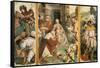 Triptych with the Adoration of the Magi-Gaudenzio Ferrari-Framed Stretched Canvas