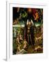 Triptych with the Last Judgement: Center Panel Detail: The Archangel Michael Weighing the Souls-Hans Memling-Framed Giclee Print