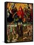 Triptych with the Last Judgement, center panel: Judgement and Weighing of Souls.-Hans Memling-Framed Stretched Canvas