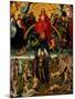 Triptych with the Last Judgement, center panel: Judgement and Weighing of Souls.-Hans Memling-Mounted Giclee Print