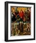 Triptych with the Last Judgement, center panel: Judgement and Weighing of Souls.-Hans Memling-Framed Giclee Print