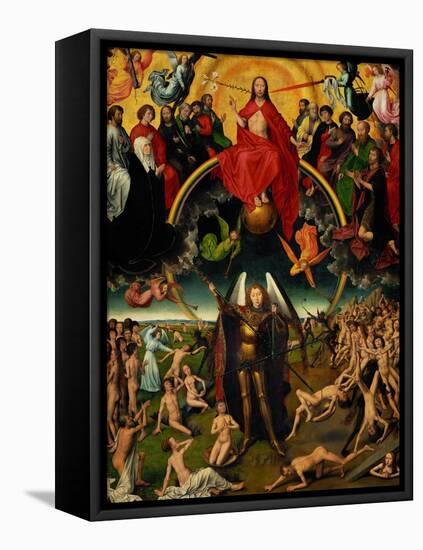 Triptych with the Last Judgement-Hans Memling-Framed Stretched Canvas