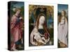 Triptych with Virgin and Child-Jan Provoost & Jan Provoost-Stretched Canvas