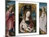 Triptych with Virgin and Child-Jan Provoost & Jan Provoost-Mounted Art Print