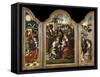 Triptyque de l'Adoration des mages-Pieter Coecke van Aelst-Framed Stretched Canvas