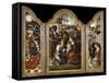 Triptyque de l'Adoration des mages-Pieter Coecke van Aelst-Framed Stretched Canvas