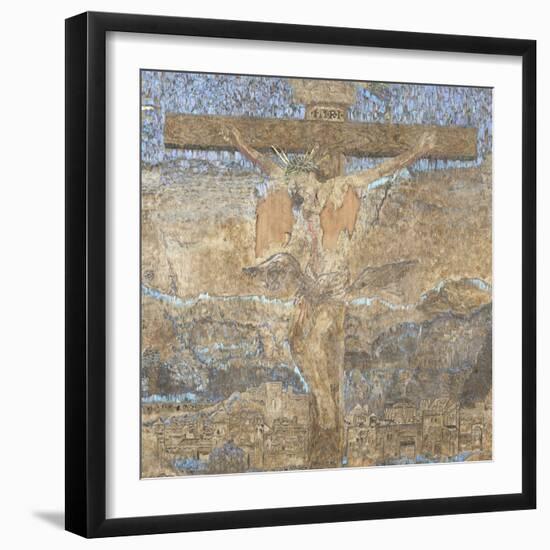 Triptyque de la Crucifixion-null-Framed Giclee Print