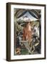 Triptyque de la résurrection (Résurrection, Martyre de Saint Sébastien, l'Ascencion)-Hans Memling-Framed Giclee Print