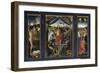 Triptyque de la résurrection (Résurrection, Martyre de Saint Sébastien, l'Ascencion)-Hans Memling-Framed Giclee Print