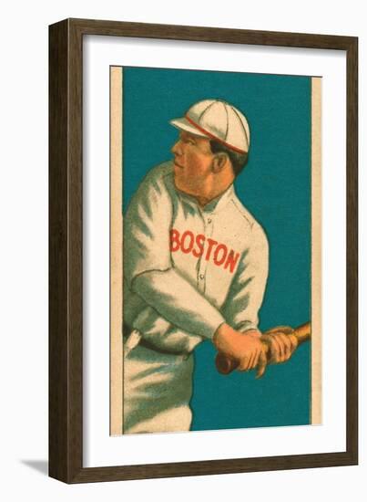 Tris Speaker, 1909 White Borders (T206) Baseball Card Series-null-Framed Art Print