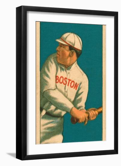 Tris Speaker, 1909 White Borders (T206) Baseball Card Series-null-Framed Art Print