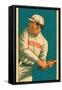 Tris Speaker, 1909 White Borders (T206) Baseball Card Series-null-Framed Stretched Canvas
