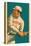Tris Speaker, 1909 White Borders (T206) Baseball Card Series-null-Stretched Canvas