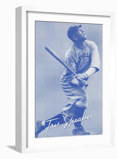 Tris Speaker, Baseball Player-null-Framed Art Print