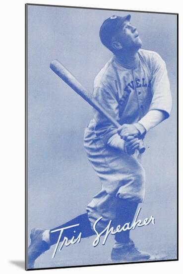 Tris Speaker, Baseball Player-null-Mounted Art Print