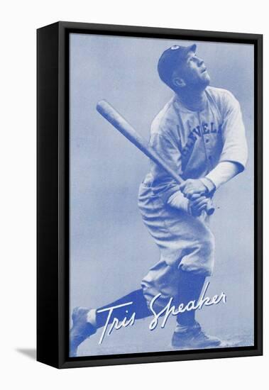 Tris Speaker, Baseball Player-null-Framed Stretched Canvas