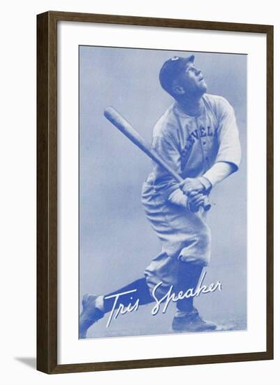 Tris Speaker, Baseball Player-null-Framed Art Print