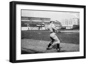 Tris Speaker, Boston Red Sox, Baseball Photo No.1 - Boston, MA-Lantern Press-Framed Art Print