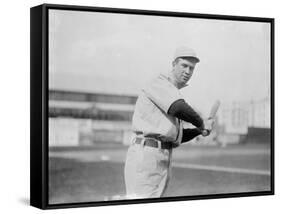 Tris Speaker, Boston Red Sox, Baseball Photo No.2 - Boston, MA-Lantern Press-Framed Stretched Canvas