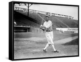 Tris Speaker, Boston Red Sox, Baseball Photo No.3 - Boston, MA-Lantern Press-Framed Stretched Canvas