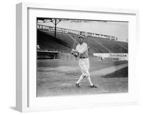 Tris Speaker Boston Red Sox Baseball Player Photograph - Boston, MA-Lantern Press-Framed Art Print