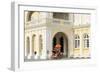 Trishaw Outside Georgetown Town Hall, Georgetown, Penang Island, Malaysia, Southeast Asia, Asia-Richard Cummins-Framed Photographic Print