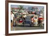 Trishaws, Port of Lucena, Southern Area, Island of Luzon, Philippines, Southeast Asia-Bruno Barbier-Framed Photographic Print