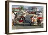 Trishaws, Port of Lucena, Southern Area, Island of Luzon, Philippines, Southeast Asia-Bruno Barbier-Framed Photographic Print