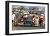 Trishaws, Port of Lucena, Southern Area, Island of Luzon, Philippines, Southeast Asia-Bruno Barbier-Framed Photographic Print