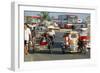 Trishaws, Port of Lucena, Southern Area, Island of Luzon, Philippines, Southeast Asia-Bruno Barbier-Framed Photographic Print