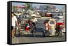 Trishaws, Port of Lucena, Southern Area, Island of Luzon, Philippines, Southeast Asia-Bruno Barbier-Framed Stretched Canvas