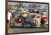 Trishaws, Port of Lucena, Southern Area, Island of Luzon, Philippines, Southeast Asia-Bruno Barbier-Framed Photographic Print