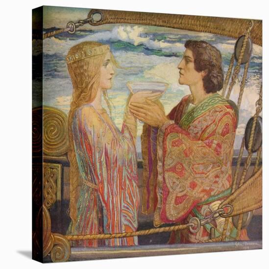 'Tristan and Isolde', 1912-John Duncan-Stretched Canvas
