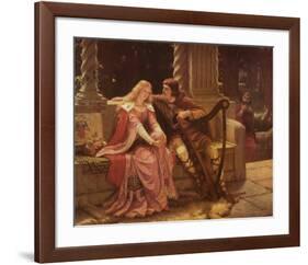 Tristan and Isolde-Edmund Blair Leighton-Framed Art Print