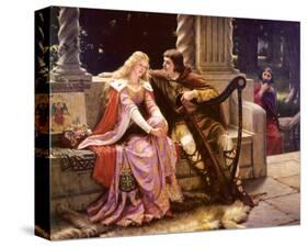 Tristan and Isolde-Frederick Leighton-Stretched Canvas