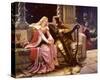 Tristan and Isolde-Frederick Leighton-Stretched Canvas