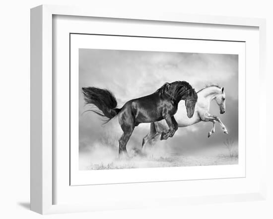 Tristan and Isolde-null-Framed Art Print
