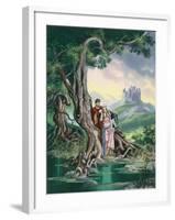 Tristan and Isolde-Ron Embleton-Framed Giclee Print